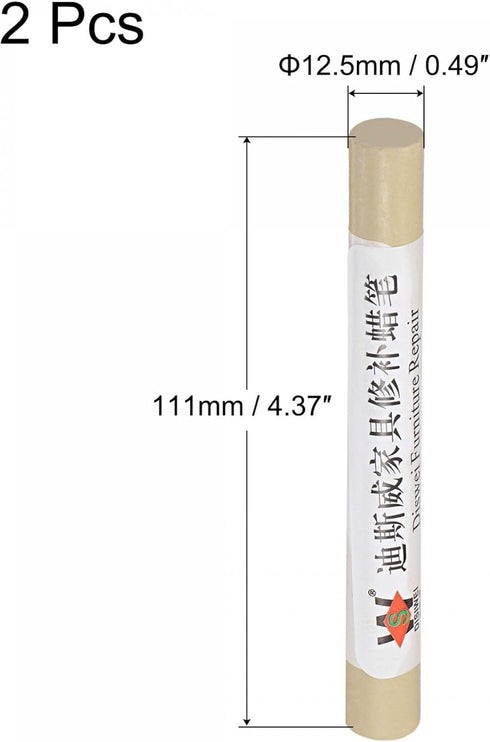 uxcell Wood Wax Filler Stick, Furniture Crayons Wooden Repair Wax Filler Stick Touch Up Wax Paint Pens for Scratches Holes Floor Laminate Carpente...
