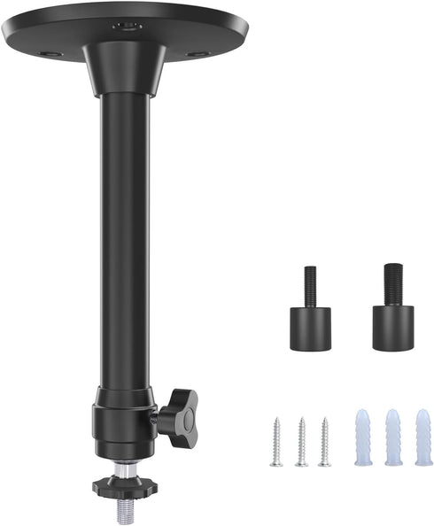 Upgraded Ceiling Wall Projector Mount Compatible with QKK, DR.J, DBPOWER, Anker, VANKYO, AAXA, Jinhoo, PVO, TMY, AuKing, and Most Other Mini Proje...
