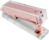 Multibey Heavy Duty Stapler 26/6 24/6 Standard Classic Black & Clear Staplers Office Supplies Desk Accessories Desktop Stationery (Rose Gold)...