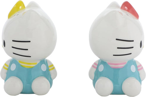 Hello Kitty Set of Ceramic Salt and Pepper Shakers...