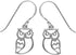 Boma Jewelry Sterling Silver Open Owl Dangle Earrings...