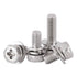 binifiMux 6-Pack Motorcycle Battery Terminal M6 x16mm Bolt Square Nut Kit Stainless Steel 304...