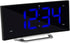 La Crosse Technology Curved Blue LED Atomic Dual Alarm Clock, 1.8 Inch (617-249)...