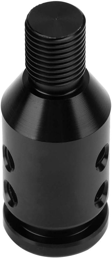 Universal Shift Knob Adapter,Aluminum Car Shift Knob Adapter for Non Threaded Shifters 12x1.25 (Black)...