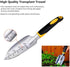 Hand Shovel Garden Trowel Bend Proof and Rust Proof Small Hand Tools for Weeding, Transplanting, Digging,2 Piece Cast-Aluminum Heavy Duty with Sof...