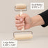 Mrs. Anderson’s Baking Double Dough Roller, Includes 4.125 and 2.375-Inch Wide Cylinders, Rubberwood...