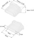 uxcell 20pcs Micro Silicone Protectors Male Port Anti Dust Cap Cover Clear...