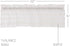VHC Brands Farmhouse 16"x60" Valance White Rod Pocket Kitchen Window Curtains...