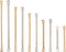 Pandahall 100Pcs/Box Brass Bar Charm Connector Beads Silver & Platinum Rectangle Blank Links Beads for Bracelet Necklace Earring Jewelry Making...