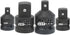 4PCS Impact Socket Adapter and Reducer Set,1/2"to 3/8" & 3/8"to 1/2"& 3/8"to 1/4"& 1/4"to 3/8"Drive Socket Adapter Set, Square Adapter Breaker Bar...