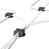 Magnetic Cable Holder Desktop Multipurpose Cord Keeper Cable Organizer Clip Cable Management for Home Office Supplies Wire Organizer (Black 10Pcs)...