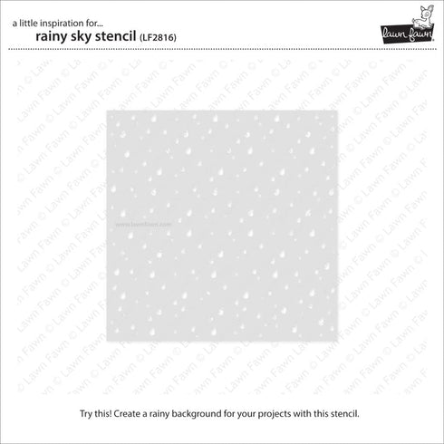 Lawn Fawn LF2816 Rainy Sky Stencil...