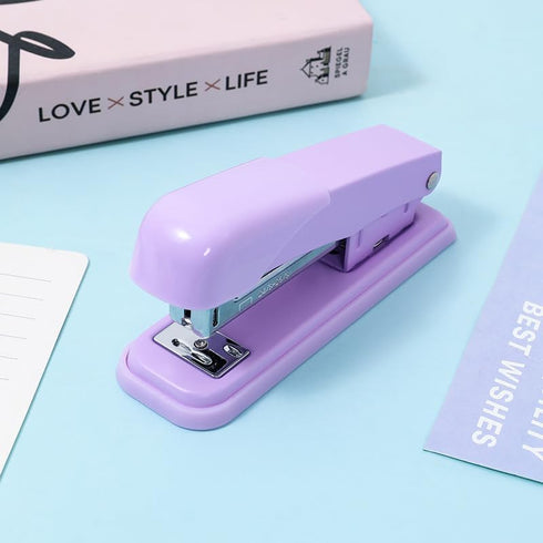 Basics Stapler with 1000 Staples, Desktop Stapler, Office Stapler, 25 Sheet Capacity, includes 1000 Staples (Purple)...