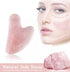 Face Roller Skin Care - Jade Roller Gua Sha Set, Rose Quartz Face Roller | Ultimate Facial Skin Care Products & Beauty Products Tools | Jade Facia...