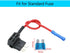 ESUPPORT 12V 24V Standard Add A Circuit Fuse Tap Piggy Back Blade Holder Plug Socket Car Pack of 5...