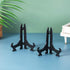 Artliving 5" Black 24pcs/Set Plastic Easels Plate Display Stands Picture Frame Stand Holder...