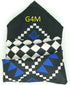 FREEMASONS Masonic Handkerchief Craft Pocket Square with SC&G...