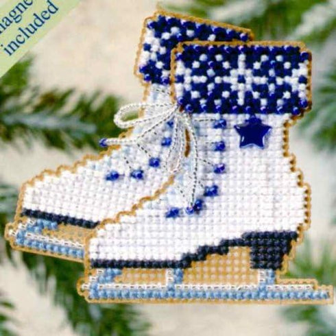 Ice Skates - Winter Holiday - Cross Stitch Kit...