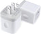 USB Charger Block,5V 1A Wall Charger,2 Pack USB Power Brick Charging Box Cube Compatible with iPhone 15/14/13/12/11/XR/XS/8 Plus/SE,Samsung Galaxy...