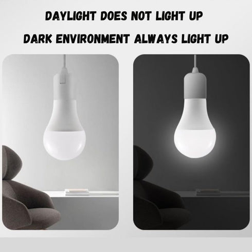Dusk to Dawn LED Light Bulbs Outdoor, E26 Base A19 Porch Light bulbs Daylight Sensor Automatic On/Off LED Bulbs for Stairs Garage Yard Outdoor Lig...