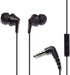 Panasonic ErgoFit Wired Earbuds, In-Ear Headphones with Microphone and Call Controller, Ergonomic Custom-Fit Earpieces (S/M/L), 3.5mm Jack for Pho...