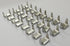 100 Pcs Leather Staples Staple Fasteners Holders Copper for Belt Clip Keeper Leathercraft Zippers Buckles...