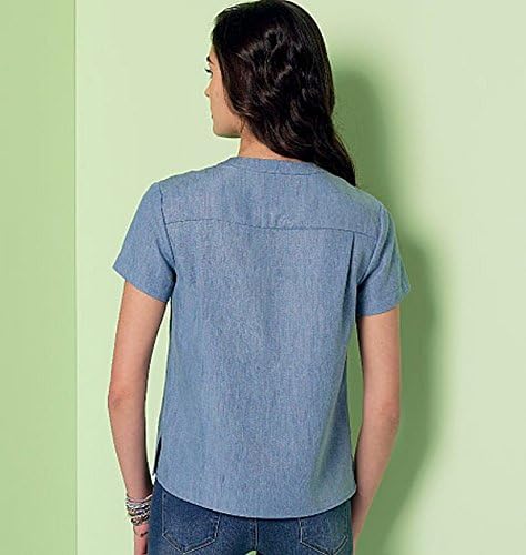 McCall's Patterns M7360 Misses' Henley Tops, Size E5 (14-16-18-20-22)...