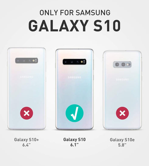 i-Blason Cosmo Designed for Galaxy S10 Case Stylish Glitter Protective Bumper Case Without Built-in Screen Protector for Galaxy S10 2019 Release (...