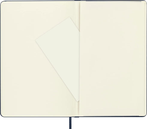 Moleskine Classic Notebook, Hard Cover, Large (5" x 8.25") Plain/Blank, Sapphire Blue, 240 Pages...
