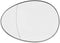 X AUTOHAUX Mirror Glass Heated with Backing Plate Driver Side Left Side Rear View Mirror Glass for BMW for Mini Cooper 2007-2015...