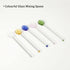 Generic 5Pcs Glass Stirring Spoons Heat Resistant Mixing Rod For Coffee Tea Yogurt Ice Cream Cocktail Cold Drink Salt Sugar Appetizers And Dessert...