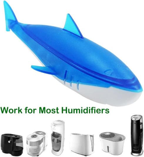 6pcs Shark Humidifier Cleaner Shark Fish Tank Cleaner for Drop, Droplet, Adorable, Warm & Cool Mist Humidifiers, Fish Tank...