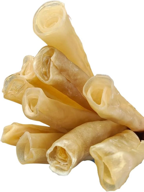 Amazing Dog Treats - Large Collagen Stick - (6 Inch - 8 Count) - Collagen Beef Cheek Rolls for Dogs - 100% Pure Collagen Sticks for Dogs - No Hide...