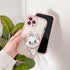 Clear Transparent Soft TPU Light Up in The Dark Case for Apple iPhone 15 Pro Max Cat Kitty Kitten Bow Baby Pink Color Bow Cartoon Anime Cute Lovel...