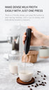 Milk Frother Wand with Stand - Milk Frother Handheld Battery Operated - Electric Whisk Coffee Frother - Drink Mixer Handheld Frother with Stand - ...
