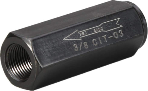 Hydraulic Check Valve 3/8" NPT Pump Oil 3000psi no Return Valve Single Way (3/8")...