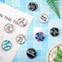 Weewooday 10 Pcs Inspirational Magnets for Fridge Refrigerator Locker Decor Accessories Motivational Glass Quote Fun Decorative Gifts for Cabinet ...