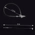 3" Plastic Fastener Clear Hang Tag Snap Lock Plastic Tag Fasteners Pin Security Loop for Retail Store Clothing Price Tag Pins (1000 Pcs)...