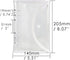 White A6 Binder 6 Ring Glitter PVC Budget Binder with Snap Button Closure, Loose Leaf Notebook Shell for Photocard Album, Cash Envelopes System, J...