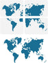 FINGERINSPIRE 4 Pcs Big World Map Painting Stencil 8.3x11.7 inch Reusable World Map Combination Pattern Drawing Template Continental Plate Decor S...