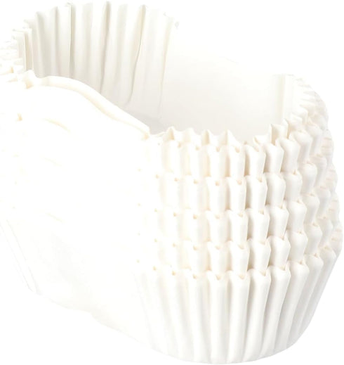 Oval Paper Baking Cups,Cupcakes Liners Baking Tools For Muffins Cupcakes Oval Mini Cake Mould Kitchen Supplies(white)...