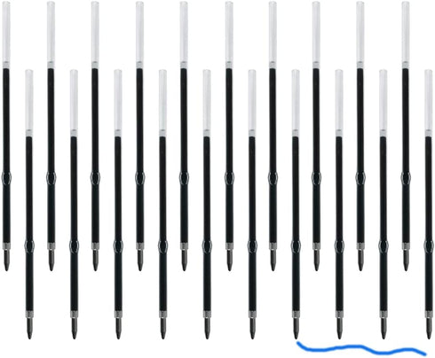 Ballpoint Pen with Stylus Tip, Soft Touch Click Pen, 2 in 1 Metal Pens, Medium Point(Blue refills - 20 pcs)…...