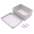 Twidec/Waterproof Dustproof IP67 Junction Box ABS Plastic Electrical Project Box DIY Case Enclosure Gray 8"x 6"x 4"(200 x 150 x 100 mm)...