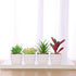 Nubry Mini Fake Succulent Plants Artificial Plastic Succulents Potted Faux Assorted Plants for Home Office Table Decoration, Set of 6 (White Plast...