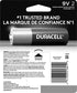 Duracell Coppertop 9V Battery, 2 Count Pack, 9-Volt Battery with Long-lasting Power, All-Purpose Alkaline 9V Battery for Household and Office Devi...