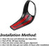 Qiilu Carbon Fiber Gear Shift Knob Cover Sticker Head Trim for X1 F48 2 Series F46 2015-2018...