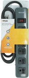 Woods 41386 Metal Power Strip with 6 Outlets, Resettable Safety Circuit Breaker Switch, 5 Foot Cord...