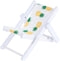 Uonlytech 1pc Beach Chair Mobile Phone Holder Phone Dock Phone Cradle Desk Wooden Phone Rack Stand Folding Phone Holder Dollhouse Chair Model Beac...