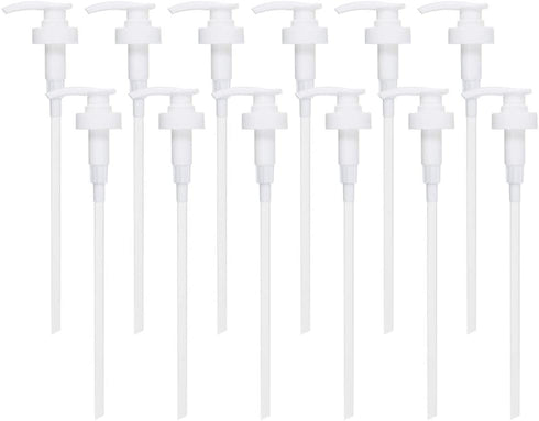 Gallon Pump Dispenser, Fits Most 1 Gallon Jugs and Containers 38/400 Snow Cone Syrup Pump Lid Top Replacement for Sanitizer, Lotion, Shampoo, Cond...