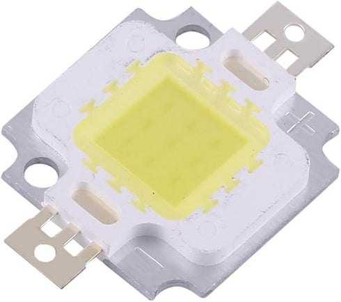 Led Chip, LED Chip Bulb,10Pcs 10W LED Warm/Cool White SMD Chip COB DC 9-12V for Lamp Flood Light Bulb Replacement(Cool White)...